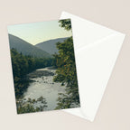 mountains and river - nature travel photography Stationery Card Gallery Image 2