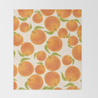 Oranges Throw Blanket Gallery Image 2
