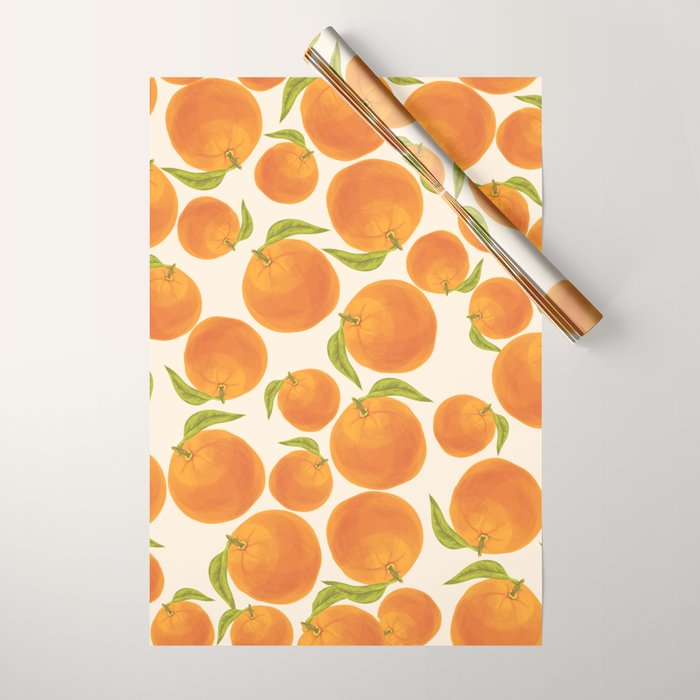 Oranges Wrapping Paper Gallery Image 1