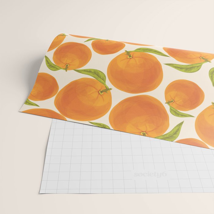 Oranges Wrapping Paper Gallery Image 2