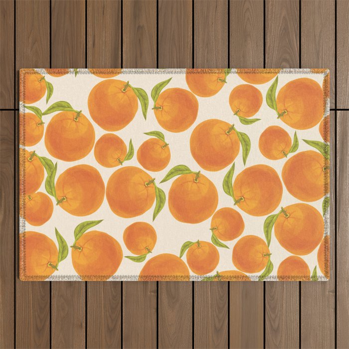 Oranges Outdoor Rug Gallery Image 1