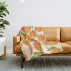 Oranges Throw Blanket Gallery Image 1