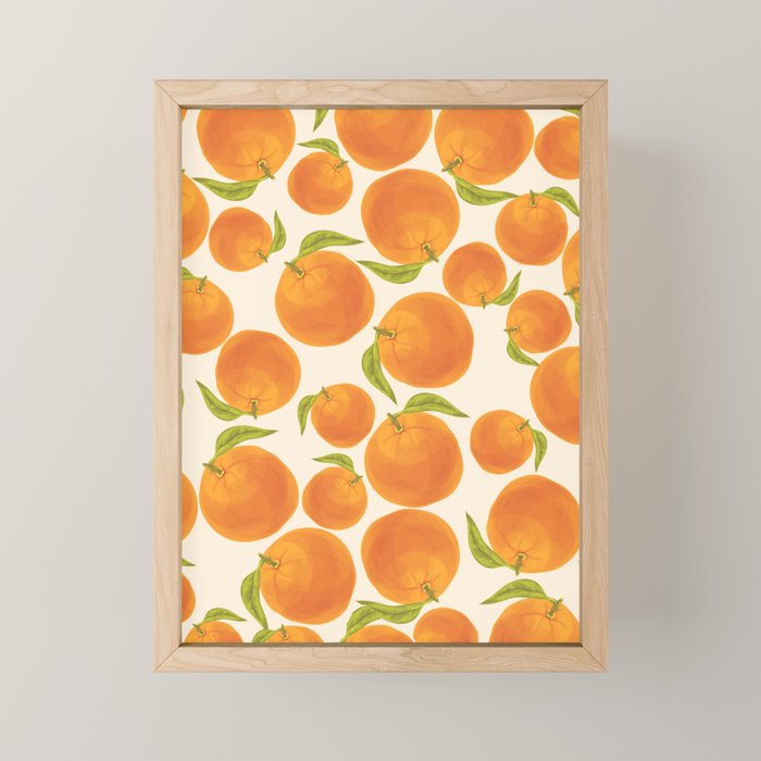 Oranges Mini Art Print Gallery Image 1