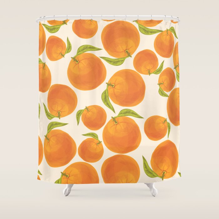 Oranges Shower Curtain Gallery Image 1