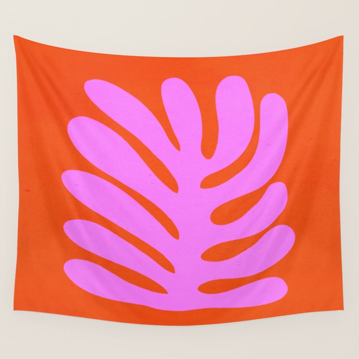 Flamingo & Orioles: Matisse Paper Cutouts 10 Wall Tapestry Gallery Image 4