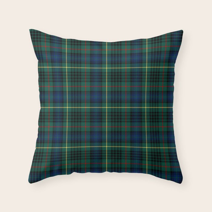 Clan Stewart Hunting Tartan Throw Pillow Gallery Image 6