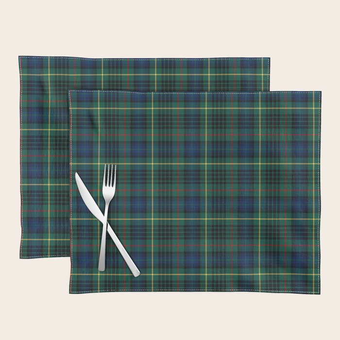 Clan Stewart Hunting Tartan Placemat Gallery Image 1