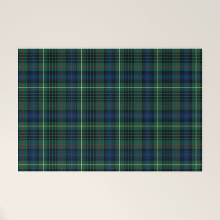 Clan Stewart Hunting Tartan Welcome Mat Gallery Image 1