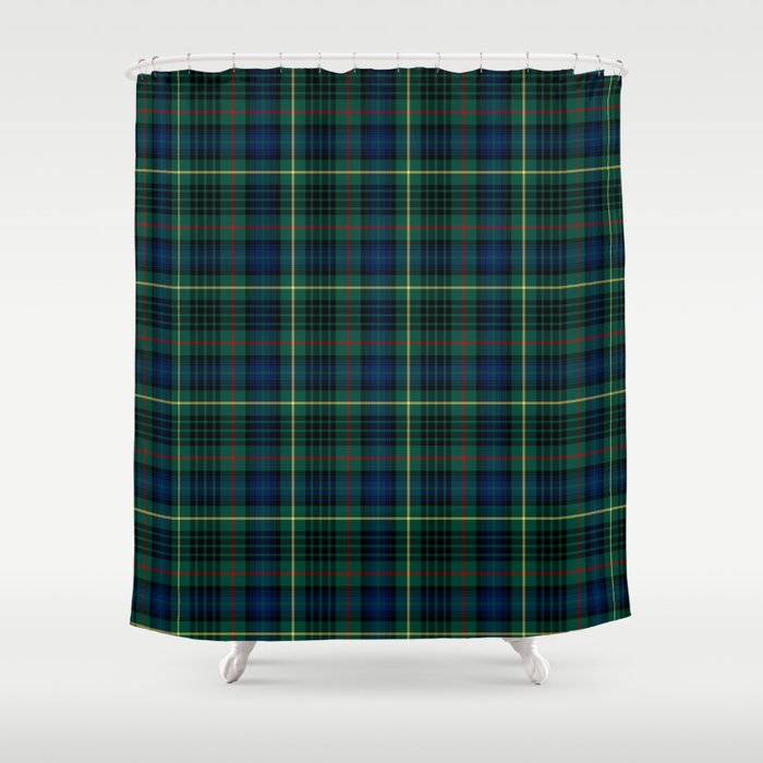 Clan Stewart Hunting Tartan Shower Curtain Gallery Image 1