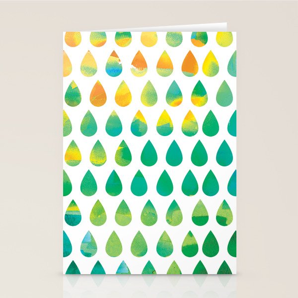 Monsoon Rain Stationery Card Gallery Image 2