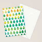 Monsoon Rain Stationery Card Gallery Image 2