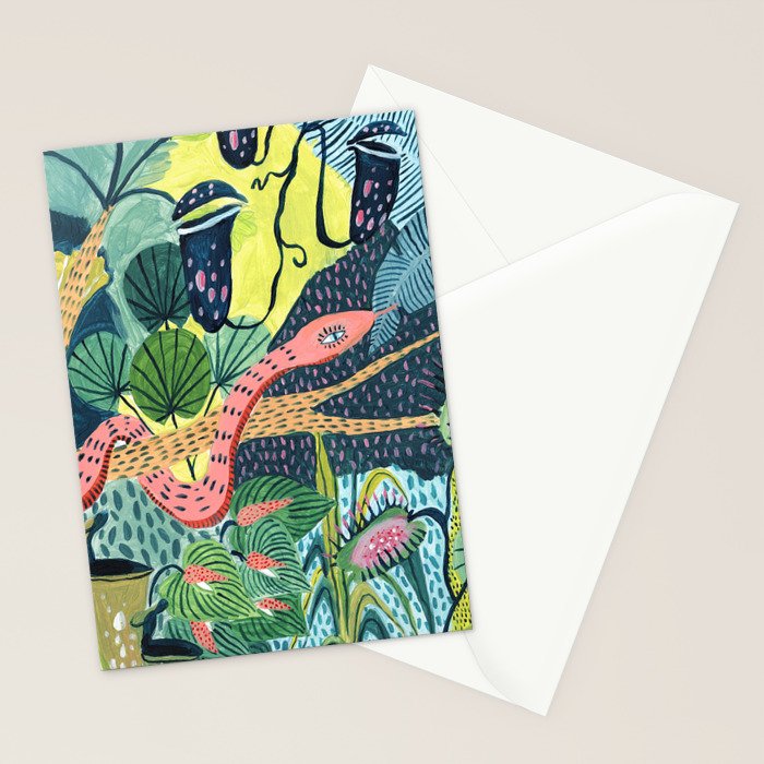 Jungle Snakes Stationery Card Gallery Image 2