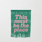 This Must Be The Place - Green Pink Wall Hanging Gallery Image 1