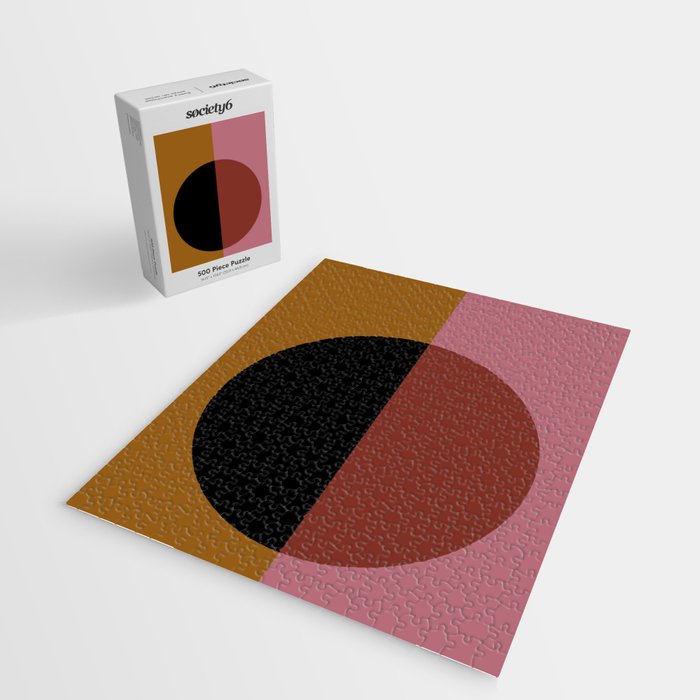 Color Block Abstract XII Jigsaw Puzzle Gallery Image 2