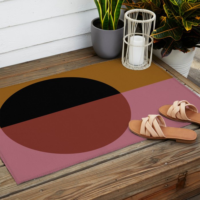Color Block Abstract XII Outdoor Rug Gallery Image 2