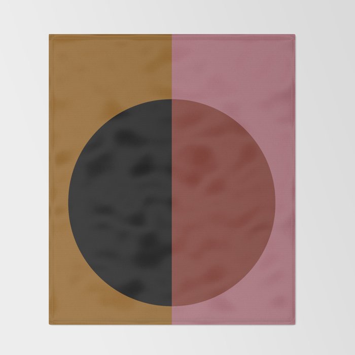 Color Block Abstract XII Throw Blanket Gallery Image 2