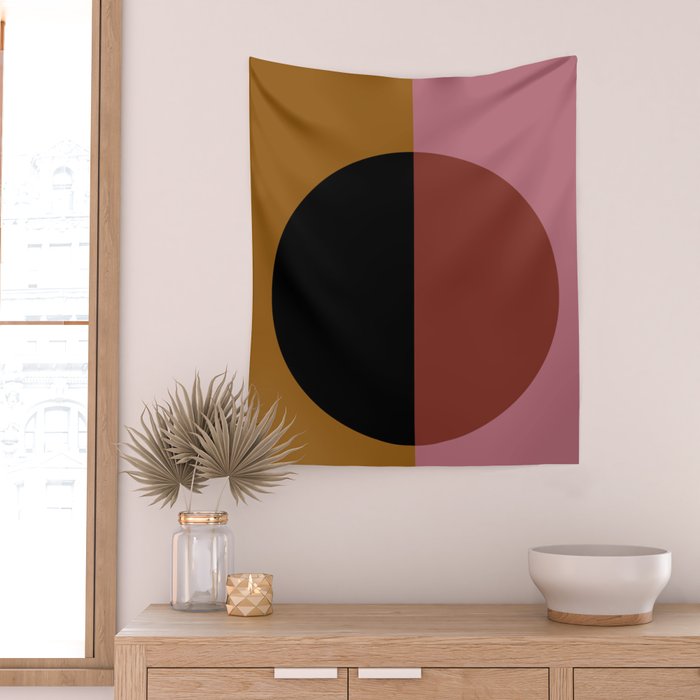 Color Block Abstract XII Wall Tapestry Gallery Image 2
