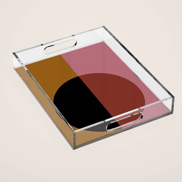 Color Block Abstract XII Acrylic Tray Gallery Image 1