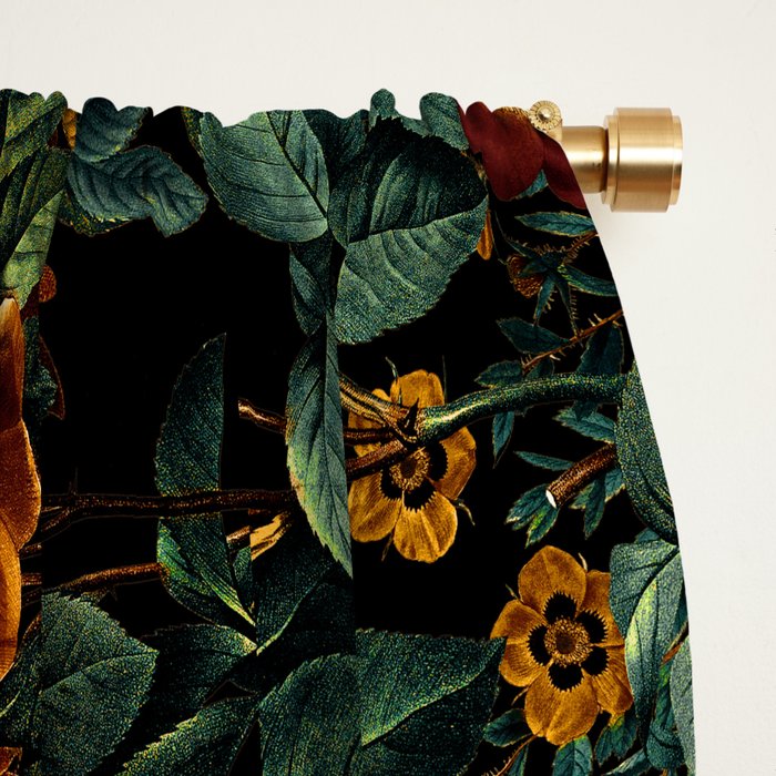 Floral and Snakes jungle Window Curtain Gallery Image 2