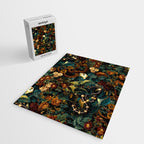 Floral and Snakes jungle Jigsaw Puzzle Gallery Image 2