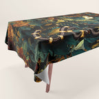 Floral and Snakes jungle Tablecloth Gallery Image 1
