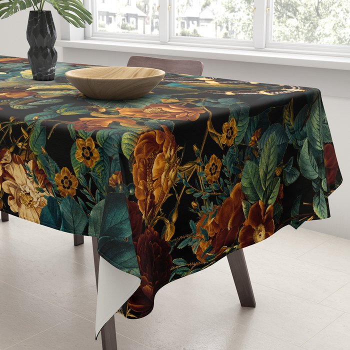 Floral and Snakes jungle Tablecloth Gallery Image 3