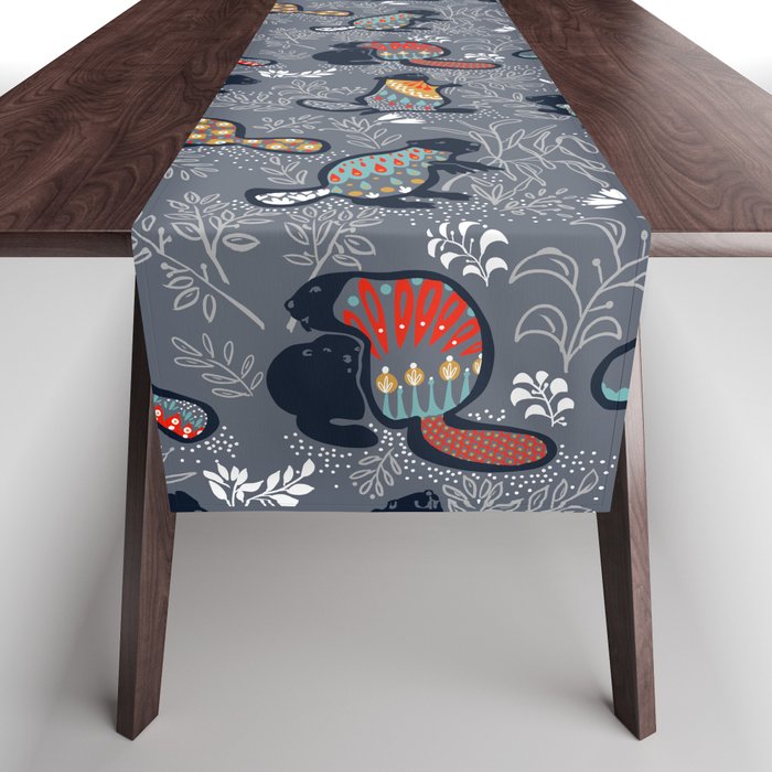 Beaver is back at dawn - Comeback Species Table Runner Gallery Image 1