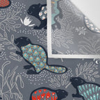 Beaver is back at dawn - Comeback Species Wall Tapestry Gallery Image 3