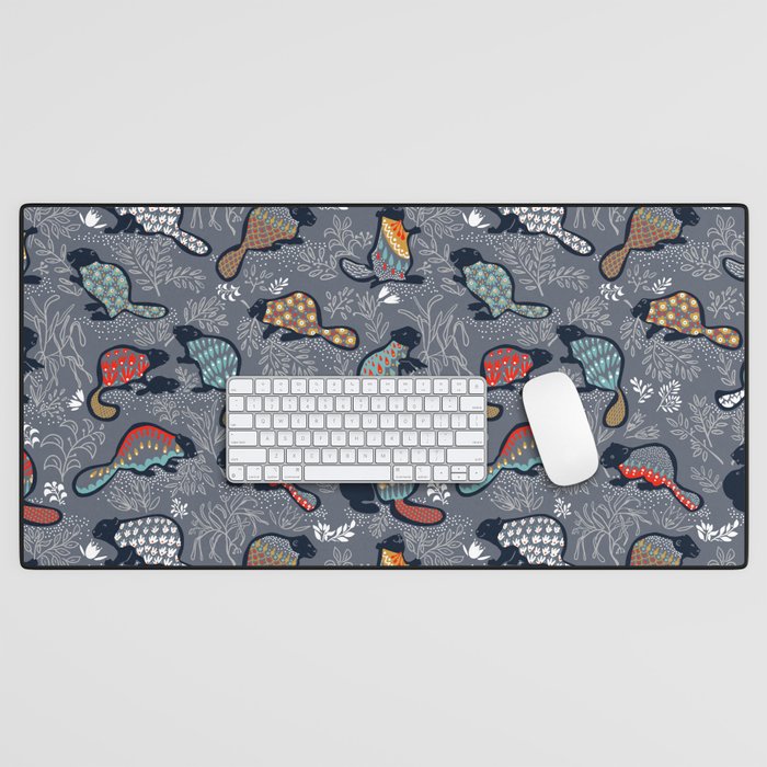 Beaver is back at dawn - Comeback Species Desk Mat Gallery Image 1