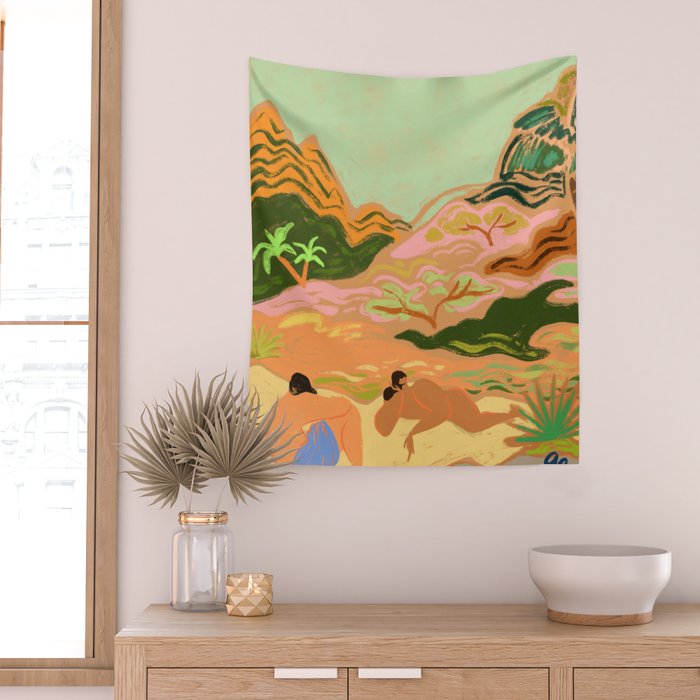 Lazy Days in Nature Wall Tapestry Gallery Image 2
