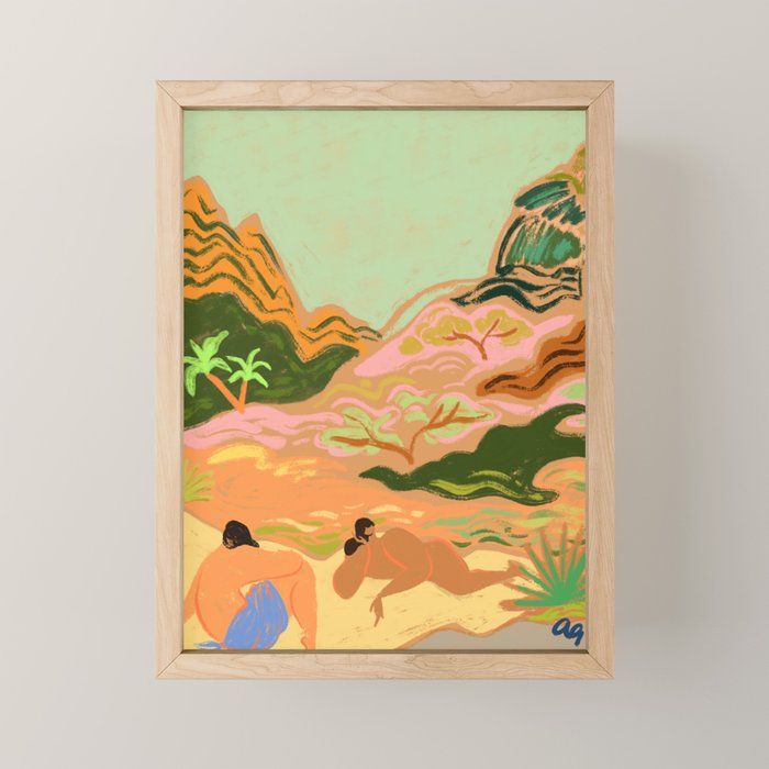 Lazy Days in Nature Mini Art Print Gallery Image 1