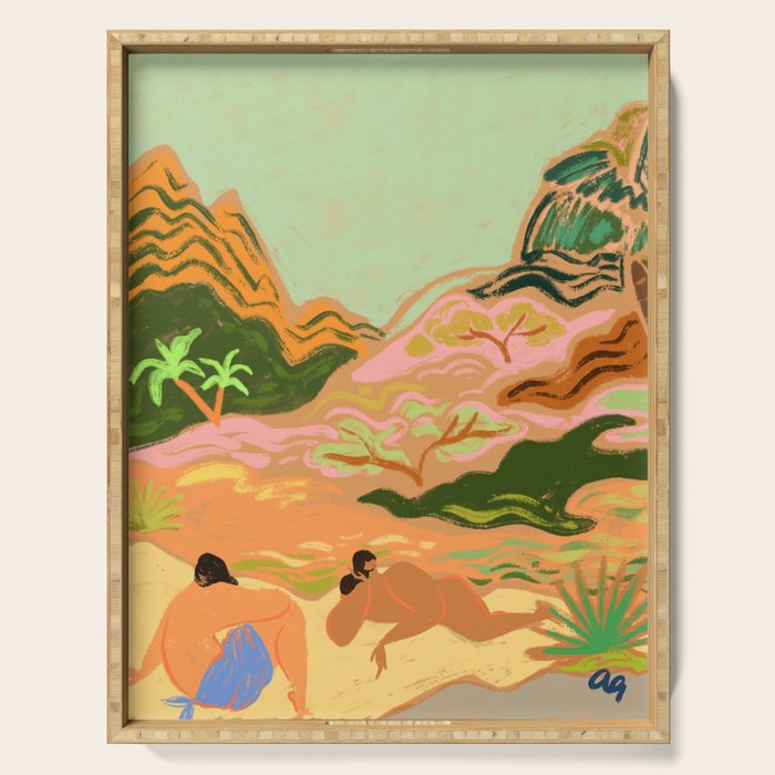 Lazy Days in Nature Serving Tray Gallery Image 1