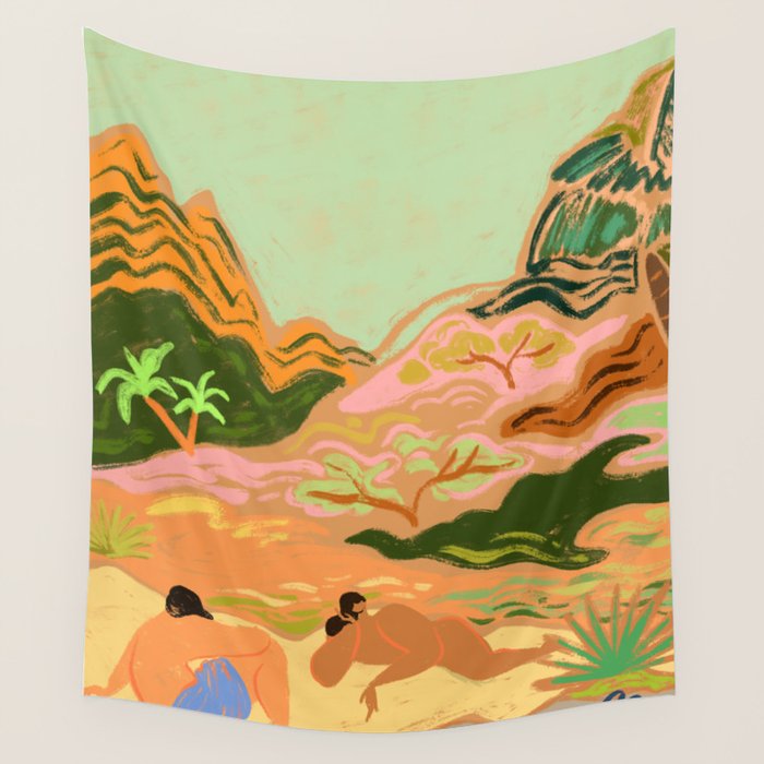 Lazy Days in Nature Wall Tapestry Gallery Image 1