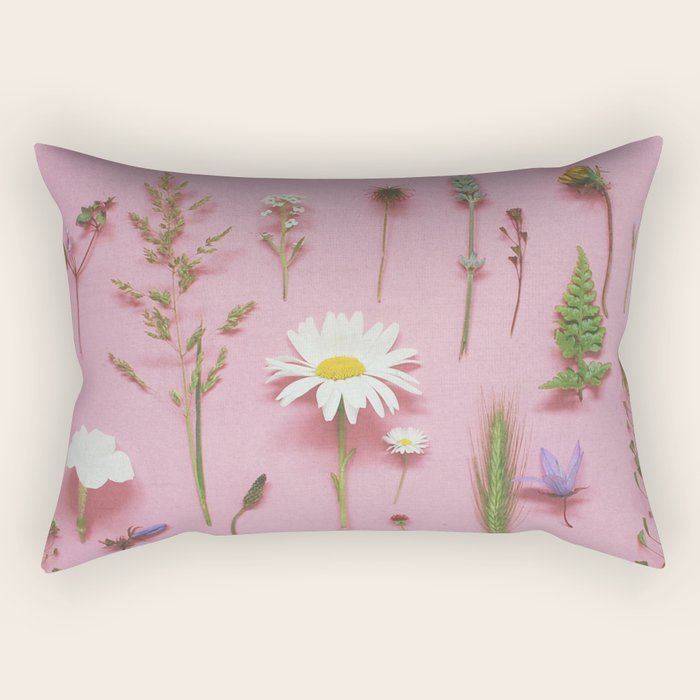 Wild Flowers Rectangular Pillow Gallery Image 1