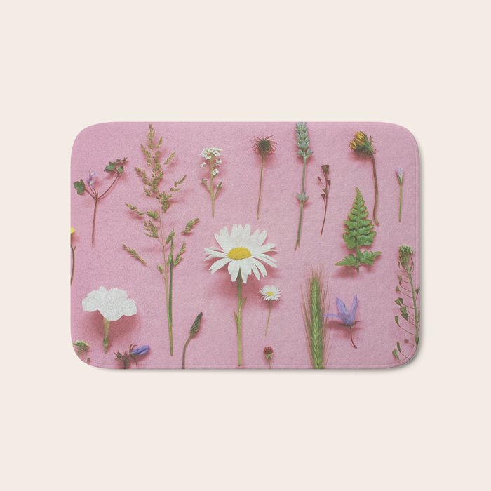 Wild Flowers Bath Mat Gallery Image 1