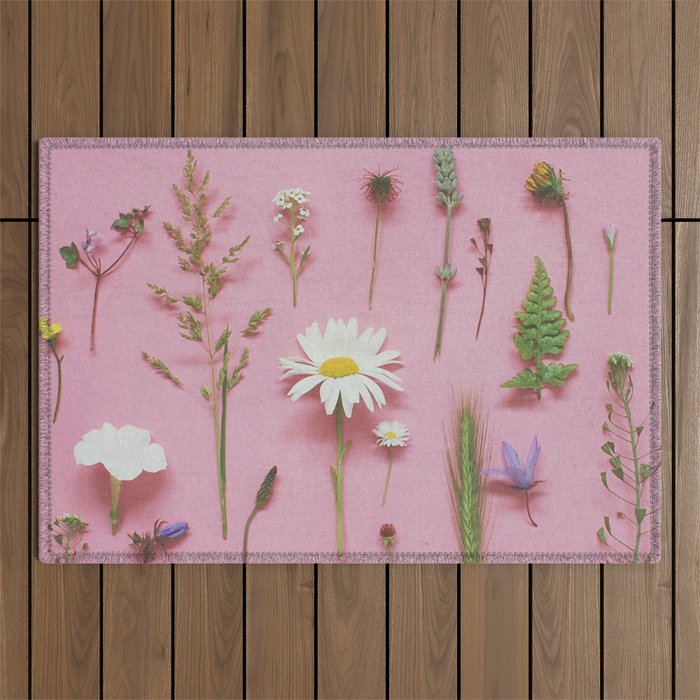 Wild Flowers Outdoor Rug Gallery Image 1