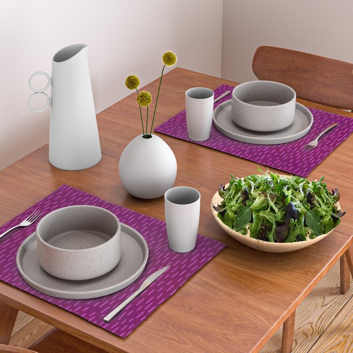Magenta Dash Placemat Gallery Image 2