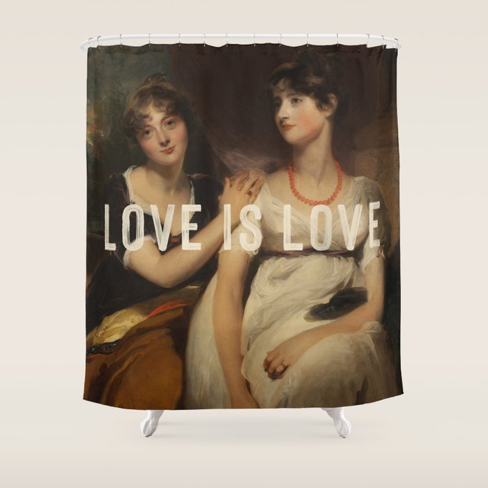 Love is Love Shower Curtain Gallery Image 1