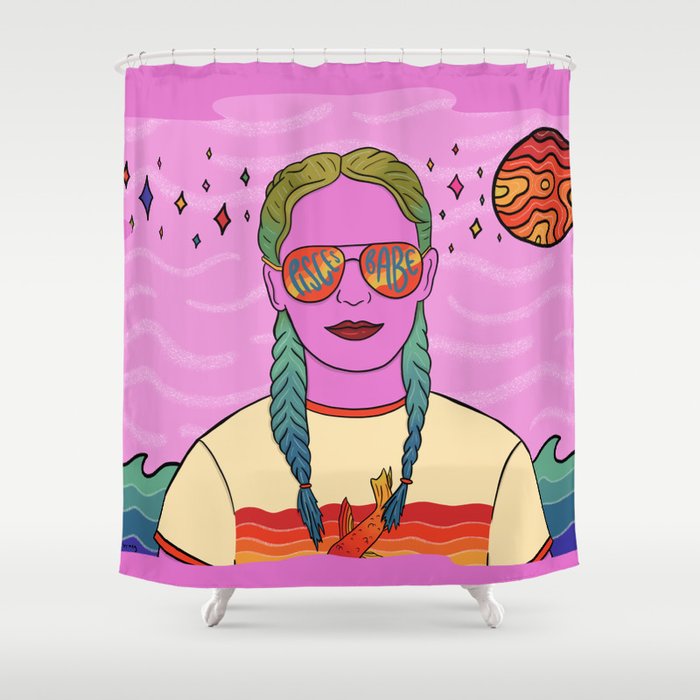 Pisces Shower Curtain Gallery Image 1