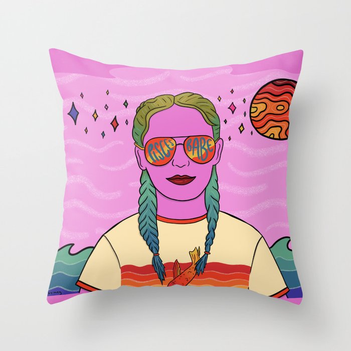 Pisces Throw Pillow Gallery Image 1