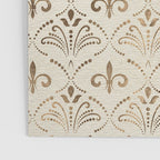 Elegant Fleur-de-lis pattern - pastel gold Poster Gallery Image 3