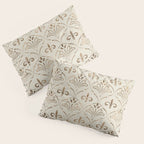 Elegant Fleur-de-lis pattern - pastel gold Pillow Sham Gallery Image 3