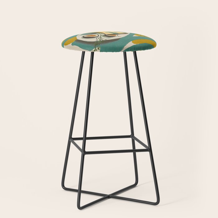 Modern Fig Still Life Stool Gallery Image 1