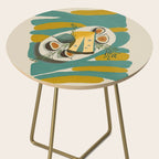 Modern Fig Still Life Side Table Gallery Image 2