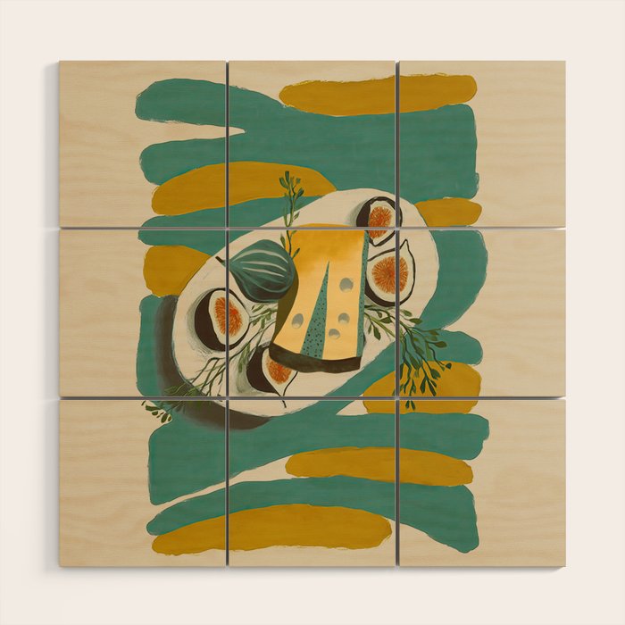 Modern Fig Still Life Wood Wall Art Gallery Image 1