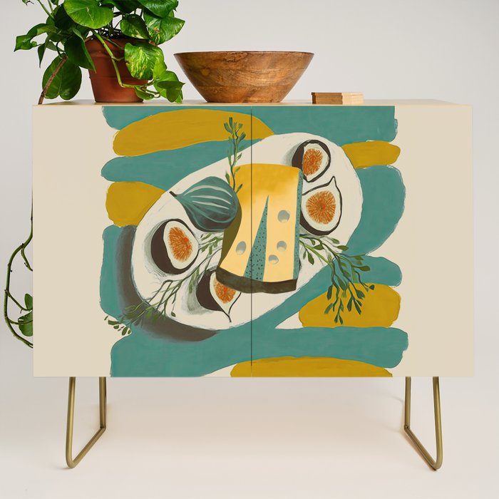 Modern Fig Still Life Credenza Gallery Image 1