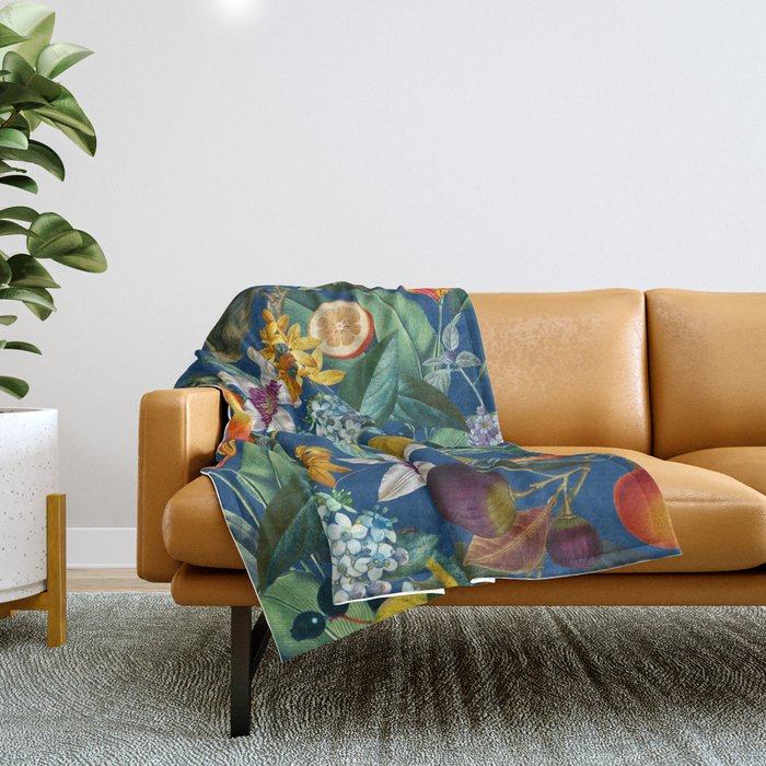 Blooming Oasis II Throw Blanket Gallery Image 1