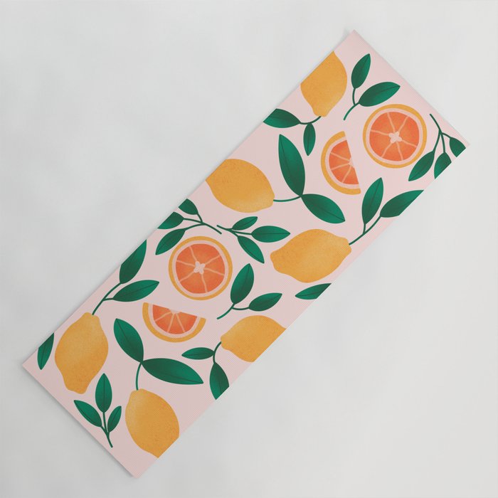 Citrus Fruits Yoga Mat Gallery Image 1