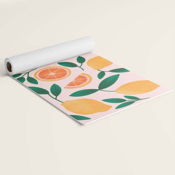 Citrus Fruits Yoga Mat Gallery Image 2