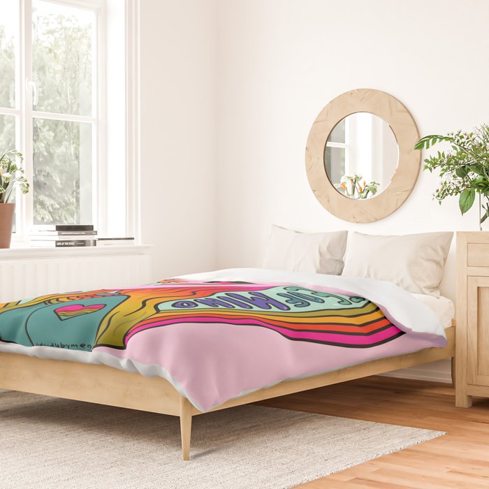 Rainbow State of Mind Duvet Cover Gallery Image 2
